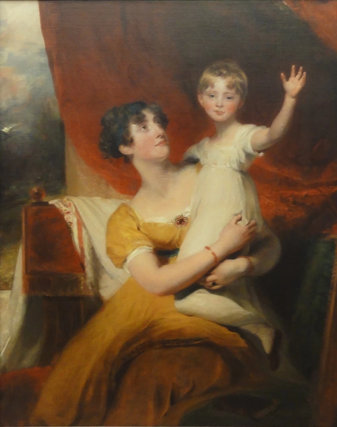 Ritratto di Lady Orde con la figlia Anne - Neue Pinakothek, Monaco di Baviera